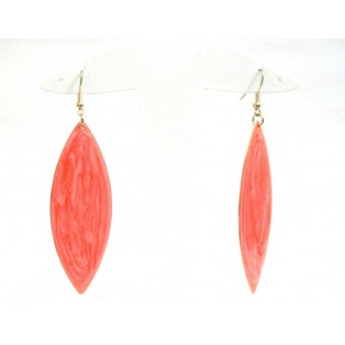 PINK DROPS FROM HEAVEN Earrings Drop Long Dangling Hook Classy Fashion Women P4